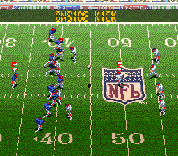 Tecmo Super Bowl III - Final Edition (USA) In game screenshot